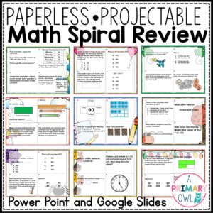 Math Spiral Review Bundle