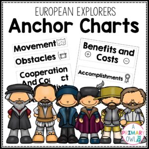 3rd Grade European Explorers Anchor Charts