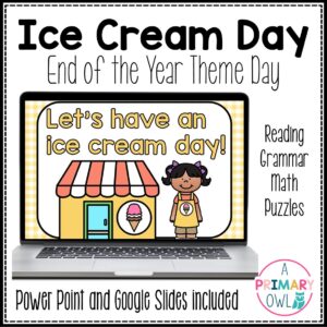 Ice Cream Theme Day