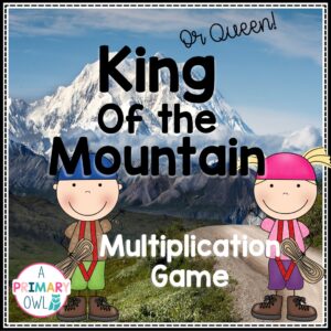 King of the Mountain Whole Class Game Multiplication