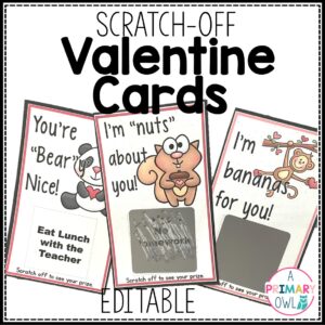 Scratch Off Valentine Cards