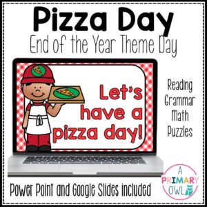 Digital Theme Day Pizza