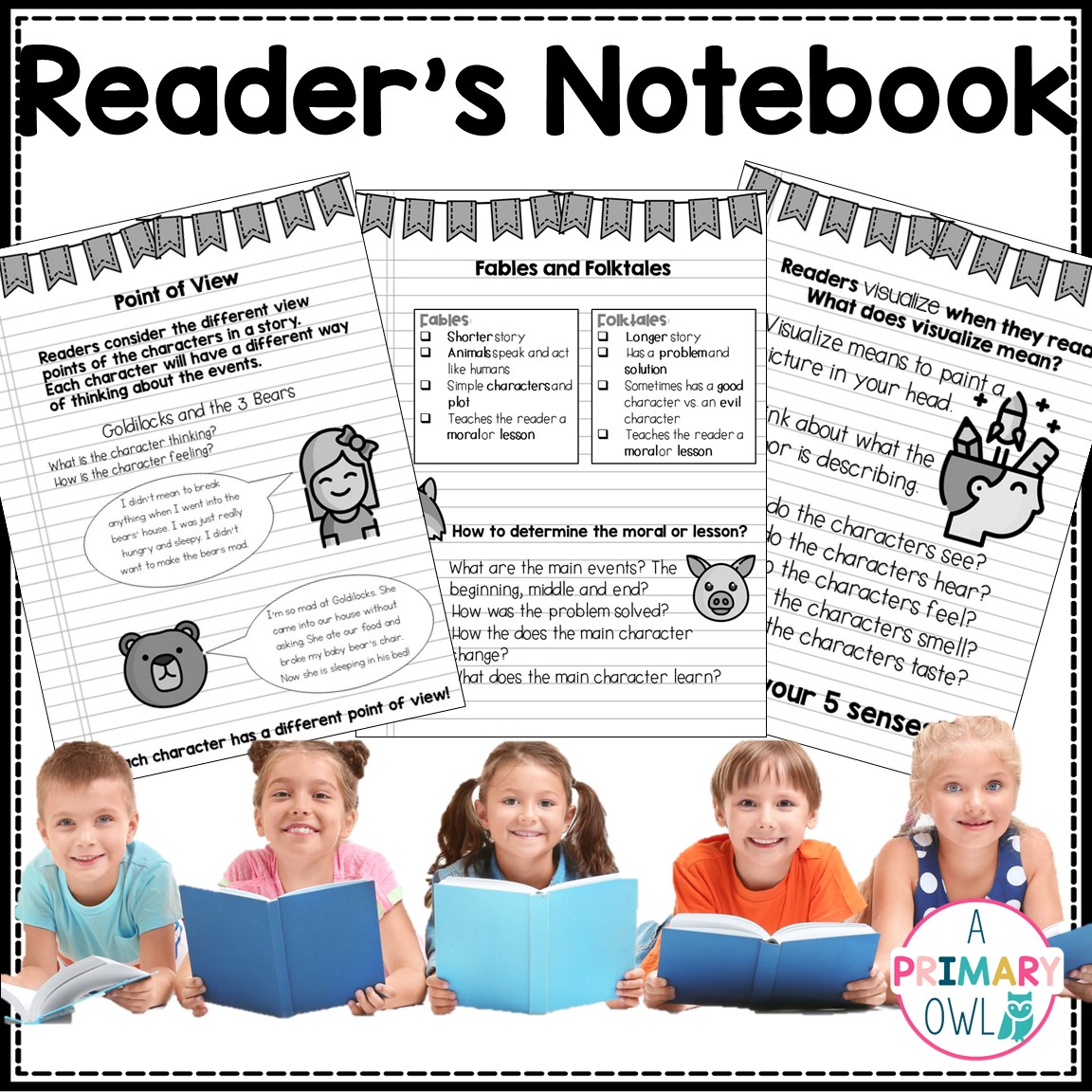Interactive Reader's Notebook: Literature and Informational - A Primary Owl