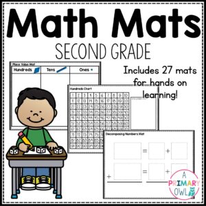 Math Mats Math Centers Second Grade
