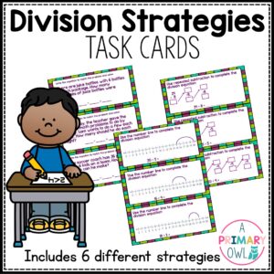Division Strategies: Task Cards