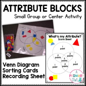 Attribute Blocks: Small Group and Center Game Activity