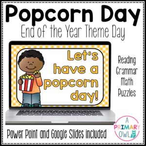 Popcorn Theme Day