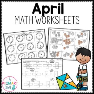 April Math Worksheets