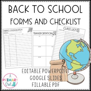 Forms and Checklists